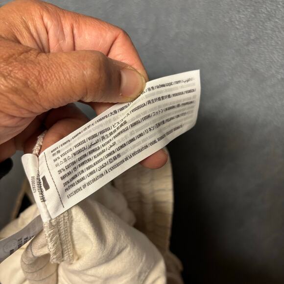 Abercrombie & Fitch Linen Blend Shorts Summer Pin Striped Preppy Vacay Comfy XS - Picture 9 of 10